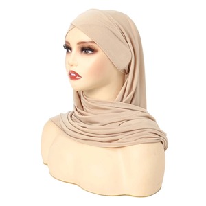 Pañuelo Suave de Poliéster con Pedrería, Rectangular, Hijab, Pañuelo para la Cabeza, Chal, Gorro - Product Image 4