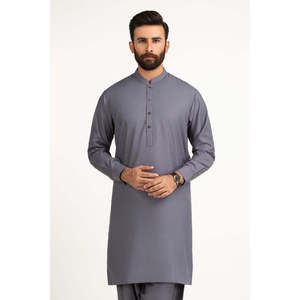 Trajes de Estilo Casual SK-PSD-S25-025, Corte Regular y Transpirable, Cuello Alto, Largo hasta el Tobillo, para Todas las Temporadas, India, Pakistán - Product Image 1