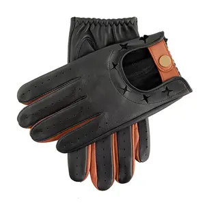 Gants de moto en cuir d'hiver de haute qualité, à doigts entiers, avec écran tactile antidérapant, coupe-vent et anti-humidité, pour un usage unisexe - Product Image 6