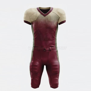 Uniforme de Fútbol Americano Deportivo, Jersey Elástico Cómodo y Pantalones de Fútbol Reforzados para Partidos de Liga y Escolares - Product Image 2