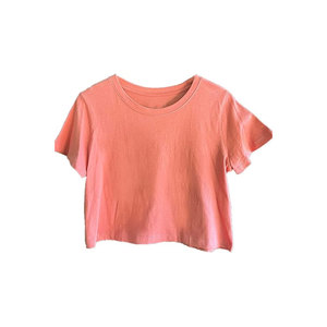 T-shirt décontracté unisexe en coton biologique 100% à col rond et manches courtes, coupe ample, solide et durable, vente en gros - Product Image 3