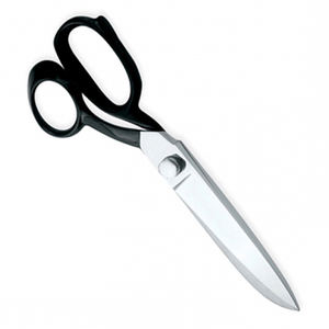 Ciseaux de tailleur poignée de couleur noire brillante ciseaux droitier avec vis de réglage ciseaux de fabricant de robe - Product Image 4