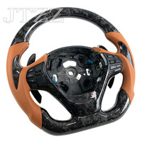 Volant de direction automobile en fibre de carbone forgée amélioré pour BMW F30 F22 F21 F20 316i 320i 328i, palettes de changement de vitesse
