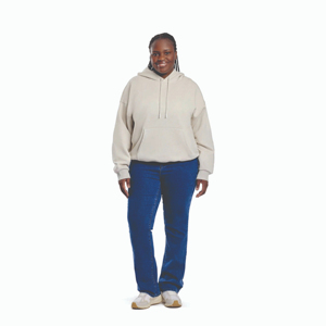 Venta al por mayor de alta calidad Crop Top lavado con ácido de las mujeres en relieve Puff impresión sudaderas con capucha de los fabricantes de ropa de aduanas Sudadera con capucha - Product Image 4