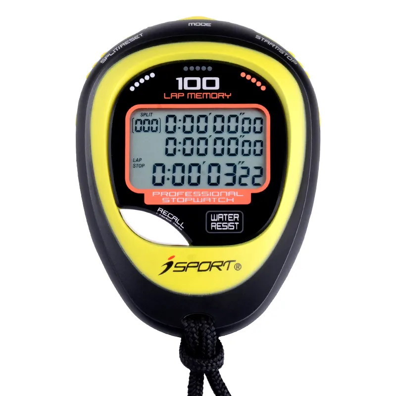 Pabrik Tiongkok Produsen menyediakan stopwatch penghitung waktu mundur untuk Lari Dan Olahraga murah