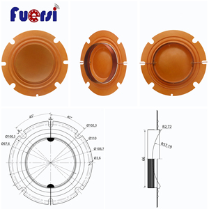Tweeter Đơn vị điều khiển loa thay thế loa bộ phận 66mm cuộn dây bằng giọng nói Phenolic màng xe loa siêu trầm Phụ Kiện Loa - Product Image 5