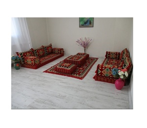 Sièges de sol arabes Canapé de sol arabe Sièges de sol arabes | 16 pièces, 28 danses avec éponge - Product Image 1