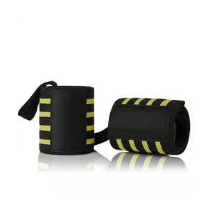 Muñequeras Ajustables y Duraderas para Levantamiento de Pesas con Lazos para el Pulgar (Algodón/Poliéster/Goma) para Soporte Transpirable de Muñeca, Uso Personalizado en el Gimnasio - Product Image 4