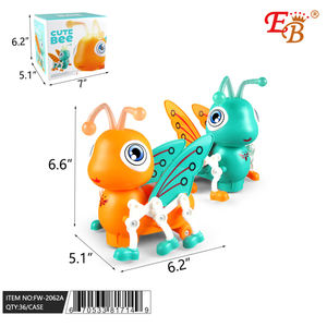 Juguete inflable de abeja de dibujos animados Eb de 6.6 pulgadas, de plástico, para niños, para jugar al aire libre - Product Image 1