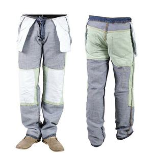 Pantalones Vaqueros para motocicleta reforzados con forro resistente a la abrasión, Pantalón cargo azul para motocicleta, Pantalón cargo para motocicleta - Product Image 5