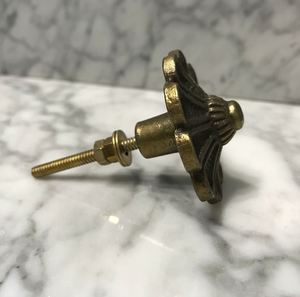 New cast iron knob flower pull cabinet drawer for home dresser door cabinet furniture decorative <b>kitchen</b> wardrobe handle knobs - Product Image 5