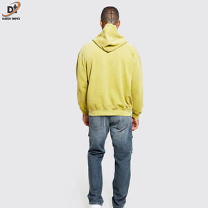 Sweat-shirts à capuche surdimensionnés pour hommes, style streetwear, personnalisables, avec impression, tissu polaire polyester/coton, logo personnalisé - Product Image 3