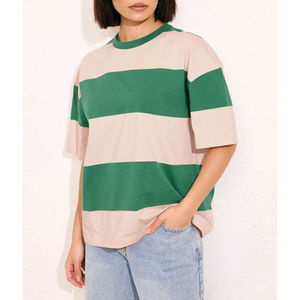 Camiseta de Moda Urbana para Mujer, Corte Regular, de Primera Calidad, Nuevo Diseño con Decoración de Botones, la Más Vendida del Fabricante Profesional - Product Image 5