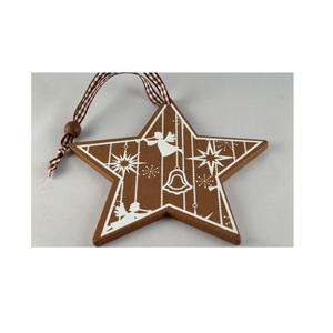 Decoración colgante de estrella de Navidad, decoración de estrellas para Año Nuevo, diseño personalizado disponible - Product Image 1