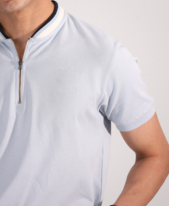 Polos Vintage de manga corta para hombre, camisas de gran tamaño y ajustadas, nuevos estilos de verano al por mayor, polos orgánicos informales para gimnasio - Product Image 4