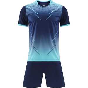 Maillots de football américain personnalisés OEM à transfert thermique élevé, 100 % polyester respirant, kits de vêtements de sport unisexes - Product Image 2