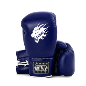 Guantes de boxeo de cuero profesional Athlefit, logotipo personalizado para combate y entrenamiento, tallas 6oz para gimnasios - Product Image 1
