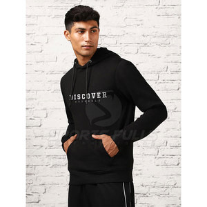 Sweat à capuche graphique en coton mélangé pour hommes avec sweat à capuche confortable pour hommes avec imprimé personnalisé - Product Image 4