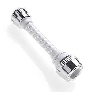 Funzione spruzzatore rubinetto cromato girevole schiuma doccia Made in Italy IDROGAS 14cm tubo flessibile Biflex adattatore giunto sferico etichetta privata - Product Image 1
