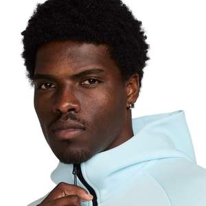 Veste à capuche zippée intégrale en polaire technique pour homme Bleu ciel Légère Chaude Vêtement de sport d'entraînement Vêtement de sport haut de gamme - Product Image 4