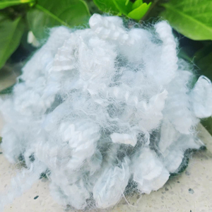6Dx32mm HD Hollow Non-conjugated Non-siliconized Polyester <b>Fiber</b> for Spinning & Filling Material Made in Vietnam - Product Image 1
