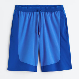 กางเกงขาสั้นผ้าแคนวาสสไตล์ลำลองสำหรับผู้ชาย สวมใส่สบาย รับสกรีนโลโก้ 100% เอวยางยืด ลายเรียบ กันลม แห้งเร็ว ราคาขายส่ง - Product Image 1