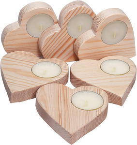 Bougie en bois ou support de lumière en T avec une grande qualité aux prix de gros avec des couleurs et des tailles personnalisées pour la décoration de mariage - Product Image 4