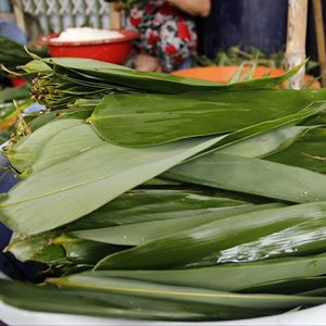 100% feuilles de bambou séchées au soleil naturelles grande taille 9cm + prix compétitif direct du Vietnam pour la fabrication de gâteaux - Product Image 1