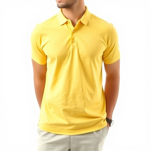 Polo pour homme professionnel 100% coton, manches courtes, logo personnalisé, qualité supérieure, coupe classique, respirant, polo décontracté, vente en gros - Product Image 6