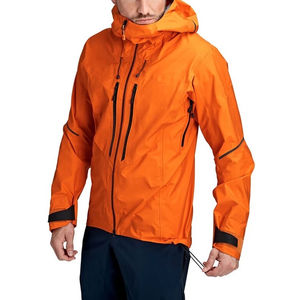 Veste coupe-vent streetwear personnalisée, légère, imperméable, col montant, en polyester, décontractée, sportive, à capuche, pour homme, hiver - Product Image 2