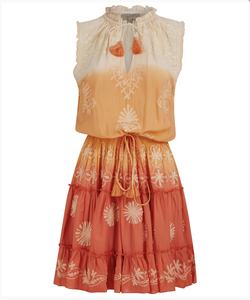 2025 vestido informal de mujer diseñador vestido bordado personalizado verano cuello en V camiseta sin mangas estampado vestidos ucranianos - Product Image 4