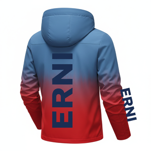 Chaqueta Larga de Ciclismo para Hombre, Estilo Oxford, para Exteriores, Otoño Invierno 2026, con Capucha, Acolchada de Algodón, Deportiva, Cortavientos, Gruesa, Informal - Product Image 3