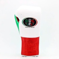 Sarung Tinju MMA Custom No Boxing No Life, Latihan Sparring, Full Finger, Tali Pengikat, Kulit Asli, Cepat Kering, Bernapas