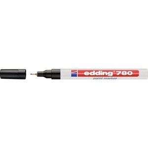 Paquete de 10 Marcadores EDDING Negros de Punta Redonda de 0.8mm - Product Image 1