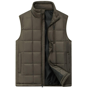 Chaleco Clásico Informal de Lona para Hombre, 100% Poliéster, Nuevo Estilo Moderno para Invierno, Fabricante de Pakistán - Product Image 1