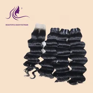 Top Hair Vendor Best Hair Ever Soft Loose Wave Good Price High Quality Loose Wave Bundles Human Hair, Vietnamese Human Hair, Hum