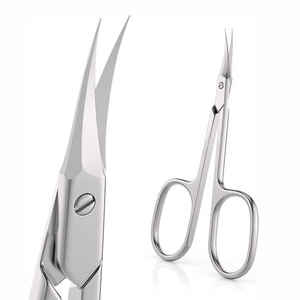 Tijeras de manicura profesionales de acero inoxidable de alta calidad, juego de herramientas de chequeo Dental, bordes afilados, removedor de cutículas y uñas, venta al por mayor - Product Image 1