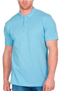 Haute qualité hommes à manches courtes 100% coton Piqué tissus 180gsm OEM Bangladesh usine polos à la mode - Product Image 4