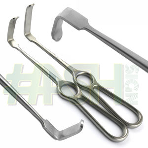Langenbeck Retractor-55mm en forme de L Outil de rétraction des tissus mous en acier inoxydable Instrument chirurgical pour la rétraction des tissus mous - Product Image 4