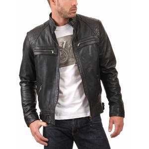 High Quality Water Resistant Cowhide <b>Leather</b> <b>Jackets</b> for <b>Men</b> / Best Cowhide <b>Leather</b> <b>jacket</b> With High quality zipper 2025 - Product Image 1