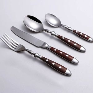 Meilleur prix 7 pièces laiton résine poignée ensemble de couverts acier inoxydable 202 304 Grade PVD revêtement 24 pièces outil à salade ensemble d'ustensiles - Product Image 3