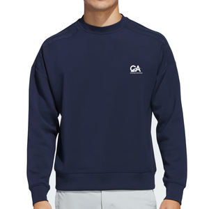 Sudadera informal con logotipo personalizado para hombre, color sólido con estilo moderno básico/mezcla de algodón, Sudadera con capucha suelta para hombre - Product Image 1