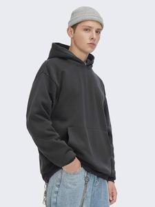 Luxe automne 400gsm poids lourd 100% coton écologique unisexe surdimensionné Fit goutte épaule à capuche Durable élégant numérique - Product Image 2