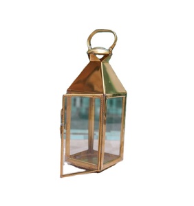 Trendy Golden <b>Brass</b> Moroccan Candle <b>Lanterns</b> Golden Wedding Decoration <b>Lantern</b> Handmade Coustmized Moroccan <b>Lantern</b> - Product Image 1