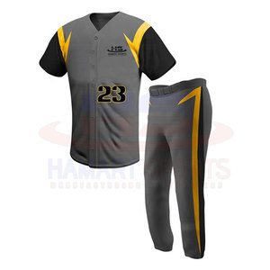 Uniforme de Béisbol Profesional Personalizado y Transpirable para Hombre, Talla Grande, con Servicio OEM, Material 100% Poliéster - Product Image 4