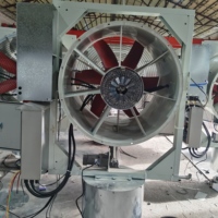 Máquina de Protección Contra Heladas para Huertos de Cítricos y Manzanas, Tipo Torre Diésel, Cobertura de 10 Metros, Alcance de Aire de 60 Metros, Certificación CE