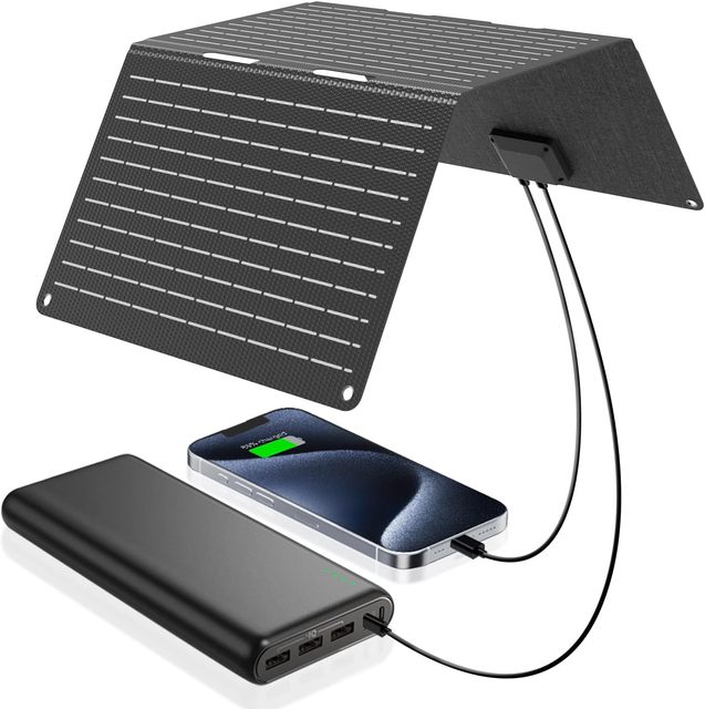 Customized 10w 20w 30watt Solar Charger USB Solar Panel Charger Waterproof Portable Camping Solar Power for Outdoor Hiking