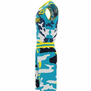 Uniforme de baloncesto de diseño único Uniforme de baloncesto de secado rápido Ropa deportiva Uniforme de baloncesto - Product Image 3