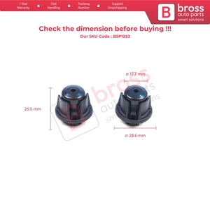 BSP1253บัฟเฟอร์หยุดประตูท้ายรถ2ชิ้นสำหรับ Megane MK4 Laguna MK3 Vel Satis 8200080015 - Product Image 6