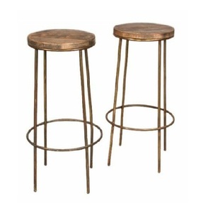 Table d'appoint de bar en aluminium plaqué or, élégante et moderne, d'excellente qualité pour la maison, le restaurant, le salon élégant - Product Image 6